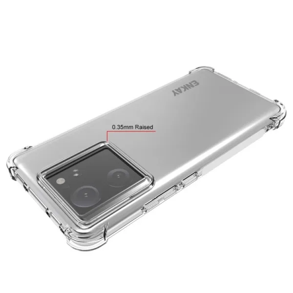 ENKAY SET Priehľadný obal + 2.5D ochranné sklo Xiaomi 13T