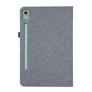 FABRIC Zaklápací obal pre Lenovo Tab P12 modrý