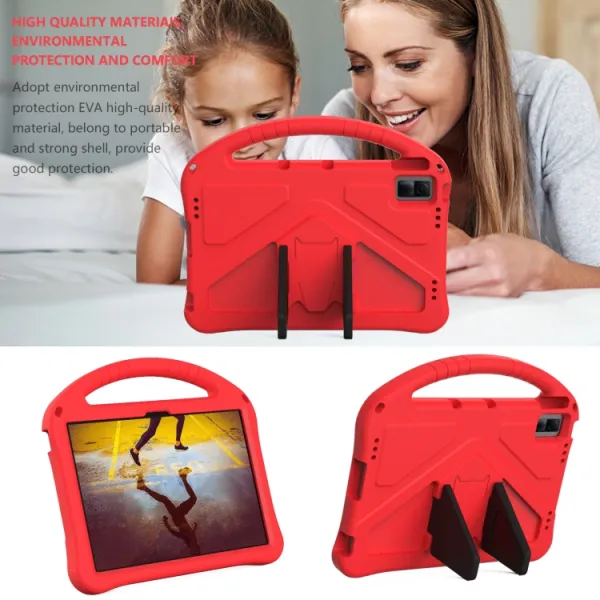 KIDDO Detský obal pre Lenovo Tab M10 5G červený