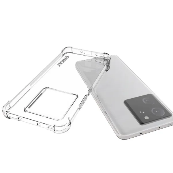 ENKAY SET Priehľadný obal + 2.5D ochranné sklo Xiaomi 13T