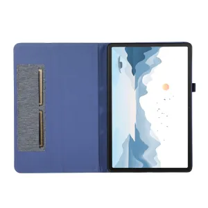 FABRIC Zaklápací obal pre Lenovo Tab P12 modrý