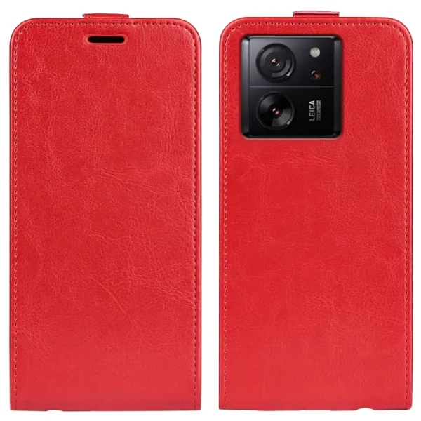 Vyklápacie puzdro Xiaomi 13T / 13T Pro červené