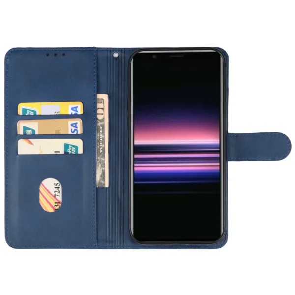 SMOOTH Peňaženkové puzdro pre Sony Xperia 5 V modré
