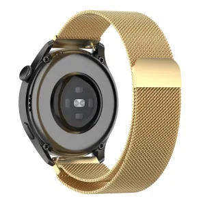 MILANESE Kovový remienok pre Huawei Watch GT 3 Pro 46mm zlatý