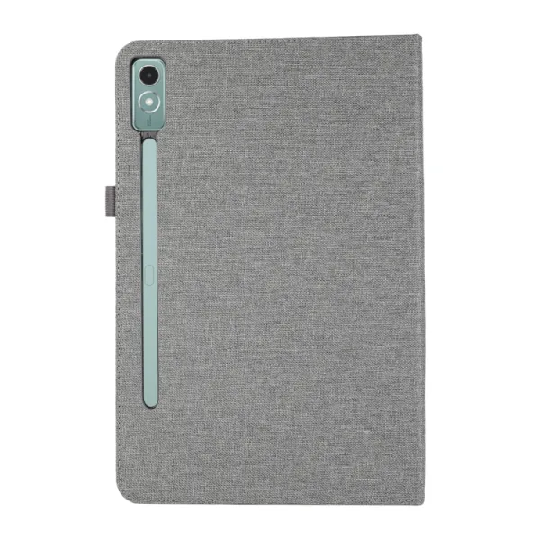 FABRIC Zaklápací obal pre Lenovo Tab P12 šedý