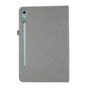 FABRIC Zaklápací obal pre Lenovo Tab P12 šedý