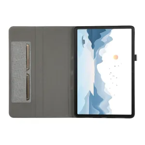 FABRIC Zaklápací obal pre Lenovo Tab P12 šedý
