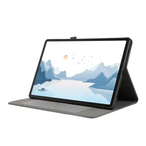 FABRIC Zaklápací obal pre Lenovo Tab P12 šedý