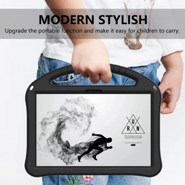 KIDDO Detský obal pre Lenovo Tab M10 5G čierny
