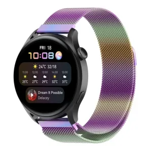 MILANESE Kovový remienok pre Huawei Watch GT 3 Pro 43mm COLORFUL