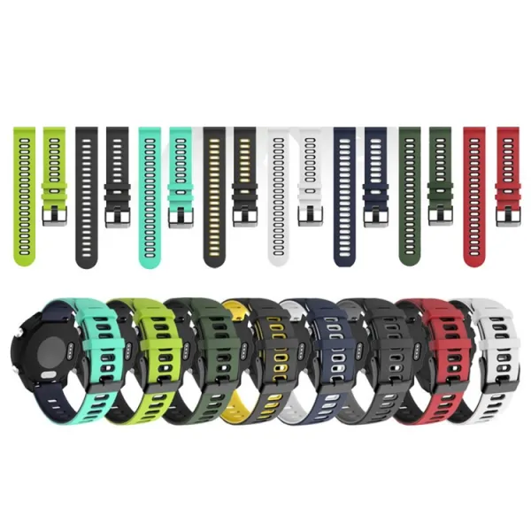 TWO-COLOR Remienok Garmin Vivoactive 3 čierny-biely