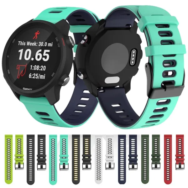 TWO-COLOR Remienok Garmin Vivoactive 3 čierny-biely