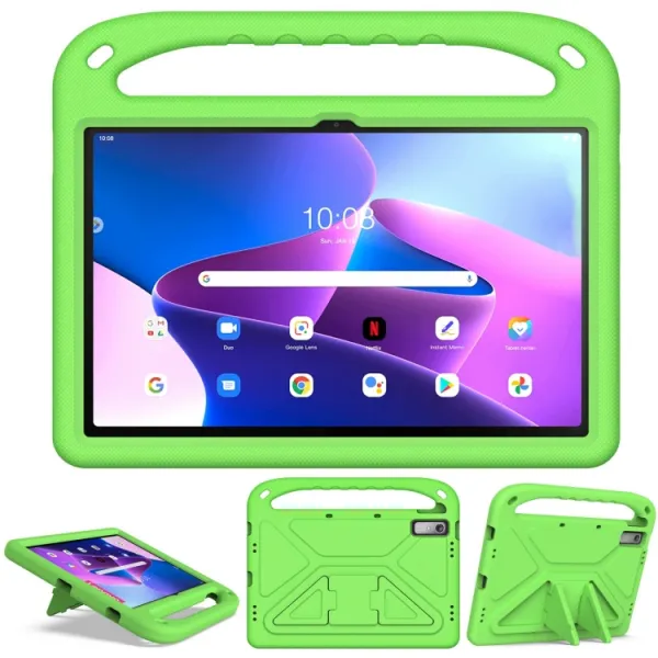 KIDDO Detský obal pre Lenovo Tab P11 Gen 2 zelený