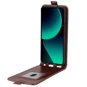 Vyklápacie puzdro Xiaomi 13T / 13T Pro hnedé