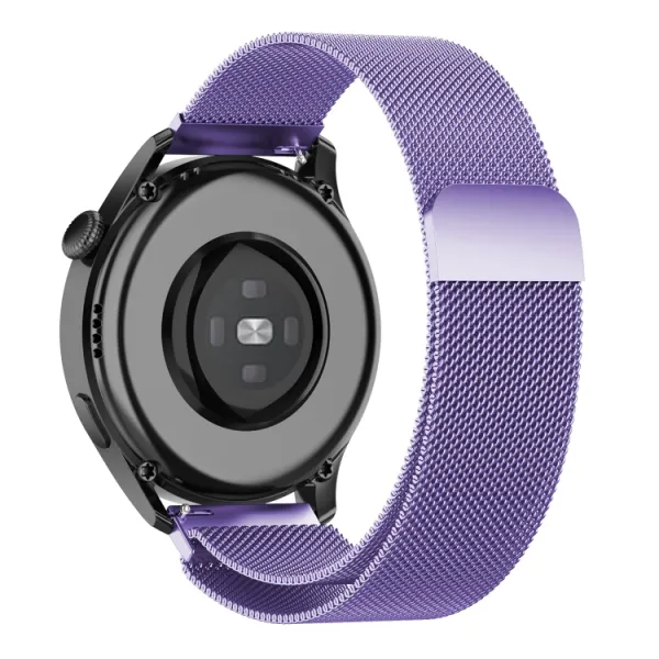 MILANESE Kovový remienok pre Huawei Watch GT 3 Pro 46mm fialový