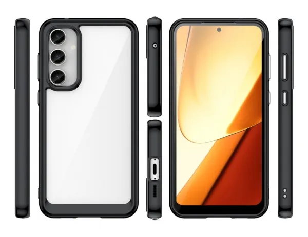 CRYSTAL Ochranný kryt Samsung Galaxy S23 FE 5G čierny