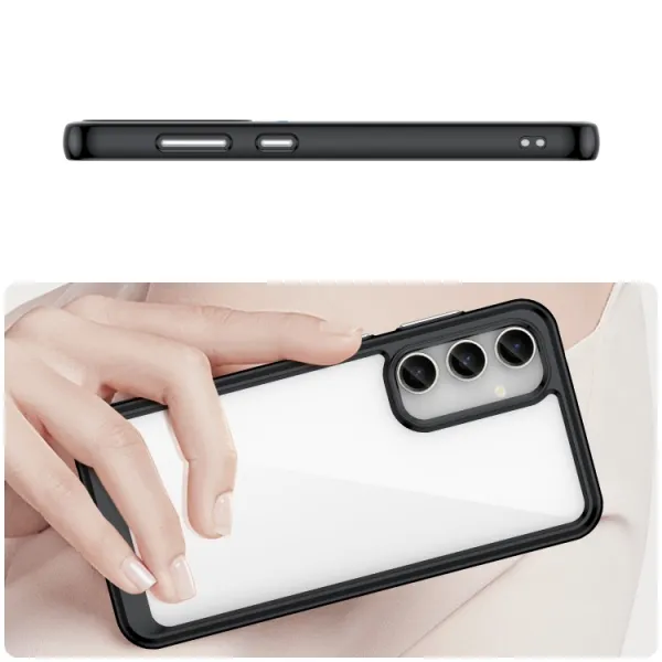 CRYSTAL Ochranný kryt Samsung Galaxy S23 FE 5G čierny