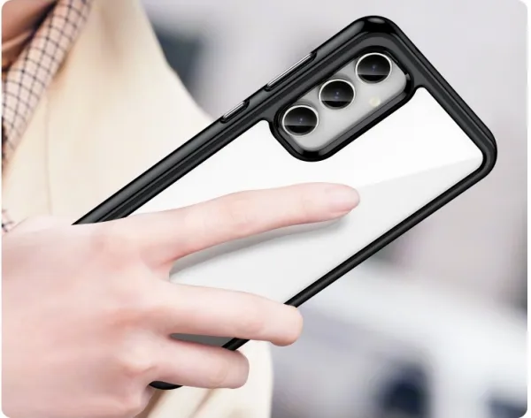 CRYSTAL Ochranný kryt Samsung Galaxy S23 FE 5G čierny