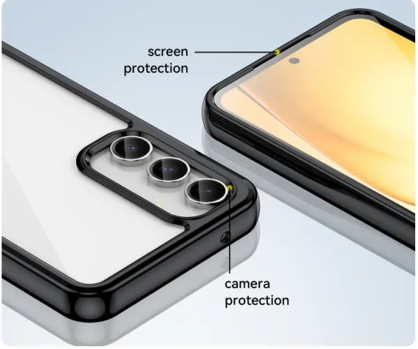 CRYSTAL Ochranný kryt Samsung Galaxy S23 FE 5G čierny