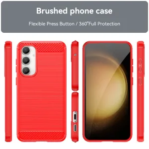 FLEXI TPU Kryt pre Samsung Galaxy S23 FE 5G červený