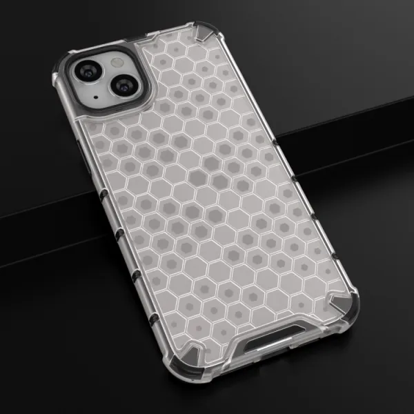 HONEYCOMB Ochranný kryt Apple iPhone 15 Plus biely