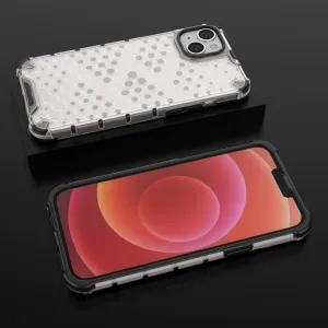 HONEYCOMB Ochranný kryt Apple iPhone 15 Plus biely