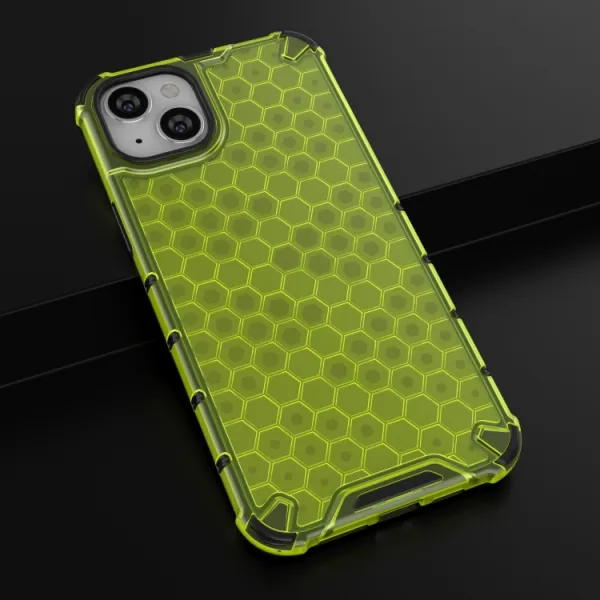 HONEYCOMB Ochranný kryt Apple iPhone 15 Plus zelený