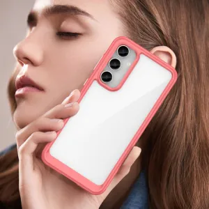 CRYSTAL Ochranný kryt Samsung Galaxy S23 FE 5G červený