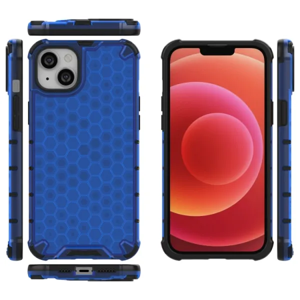 HONEYCOMB Ochranný kryt Apple iPhone 15 Plus modrý