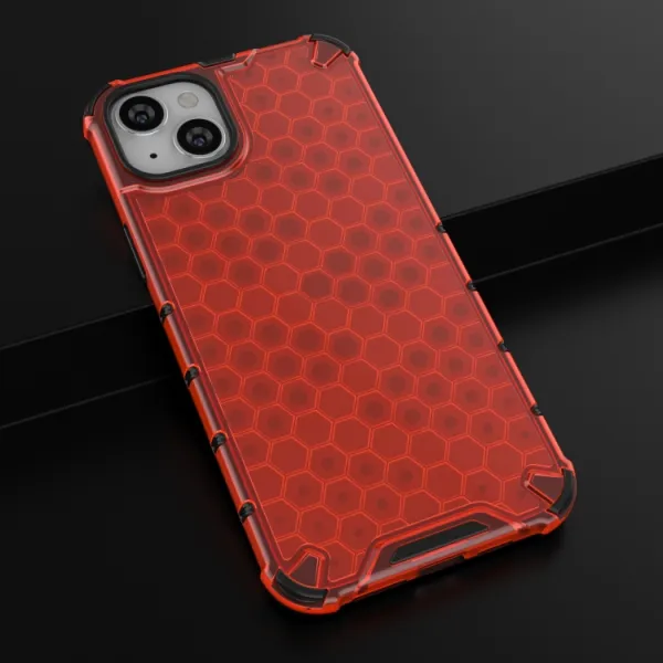 HONEYCOMB Ochranný kryt Apple iPhone 15 Plus červený