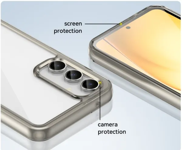 CRYSTAL Ochranný kryt Samsung Galaxy S23 FE 5G šedý