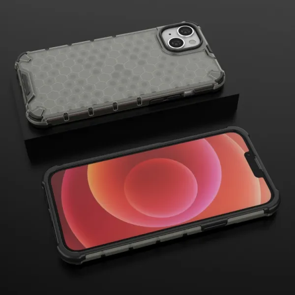 HONEYCOMB Ochranný kryt Apple iPhone 15 Plus čierny