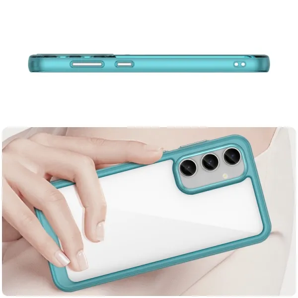 CRYSTAL Ochranný kryt Samsung Galaxy S23 FE 5G tyrkysový