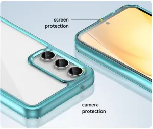 CRYSTAL Ochranný kryt Samsung Galaxy S23 FE 5G tyrkysový