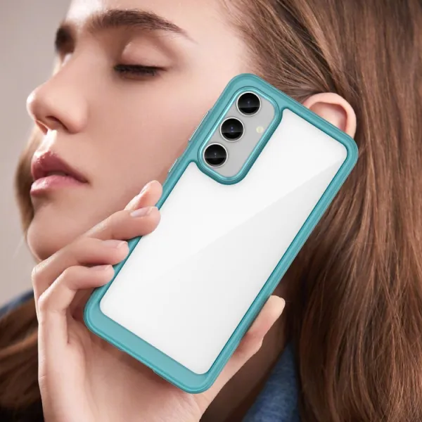 CRYSTAL Ochranný kryt Samsung Galaxy S23 FE 5G tyrkysový