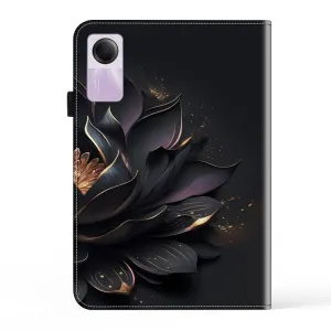 ART Zaklápacie puzdro pre Xiaomi Redmi Pad SE BLACK LOTUS