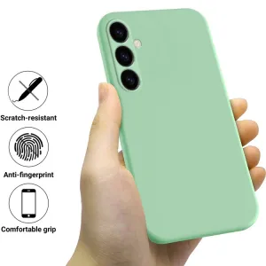 RUBBER Ochranný kryt pre Samsung Galaxy S23 FE 5G zelený
