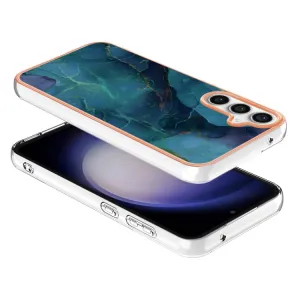 IMD MARBLE Ochranný kryt Samsung Galaxy S23 FE 5G GREEN