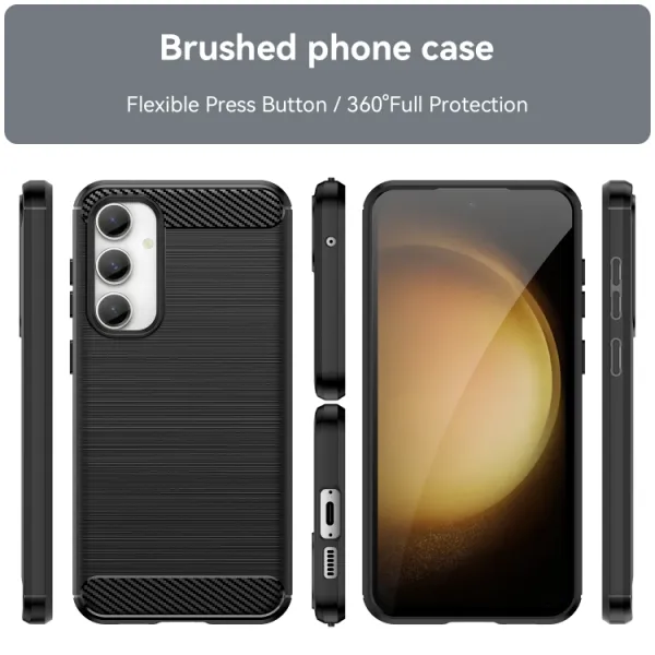 FLEXI TPU Kryt pre Samsung Galaxy S23 FE 5G čierny