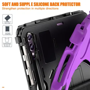 SOLID Odolný kryt pre Samsung Galaxy Tab S9+ / S10+ fialový