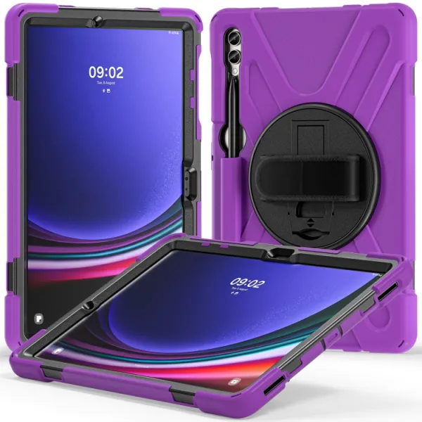 SOLID Odolný kryt pre Samsung Galaxy Tab S9+ / S10+ fialový