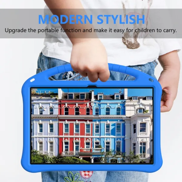 KIDDO Detský obal pre Samsung Galaxy Tab S9 Ultra / Tab S10 Ultra modrý