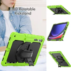 SOLID 360 Obal pre Samsung Galaxy Tab S9 Ultra / Tab S10 Ultra zelený