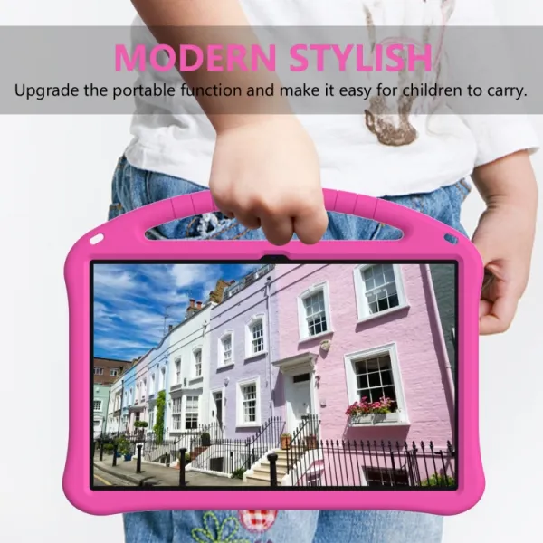 KIDDO Detský obal pre Samsung Galaxy Tab S9 Ultra / Tab S10 Ultra ružový