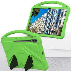 KIDDO Detský obal pre Samsung Galaxy Tab S9 Ultra / Tab S10 Ultra zelený