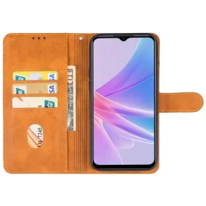 SMOOTH Peňaženkové puzdro pre Oppo A58 hnedé