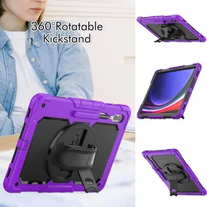 SOLID 360 Obal pre Samsung Galaxy Tab S9 Ultra / Tab S10 Ultra fialový