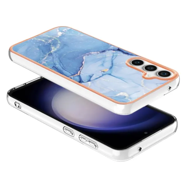 IMD MARBLE Ochranný kryt Samsung Galaxy S23 FE 5G BLUE