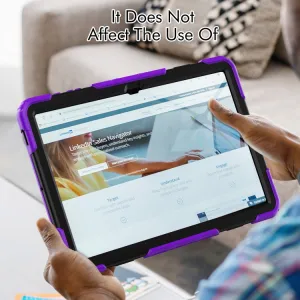 SOLID 360 Obal pre Samsung Galaxy Tab S9 Ultra / Tab S10 Ultra fialový