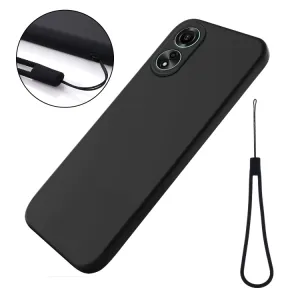 RUBBER Ochranný kryt pre Oppo A78 čierny
